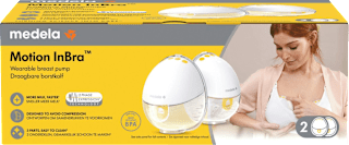 Doppelmilchpumpe Motion InBra, elektrisch Medela