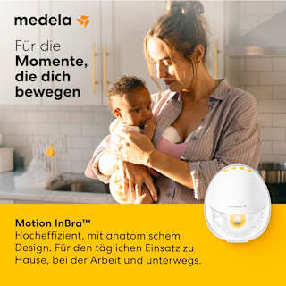 Doppelmilchpumpe Motion InBra, elektrisch Medela