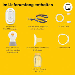 Milchpumpe Freestyle Mini, elektrisch Medela
