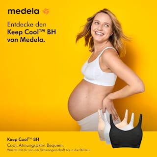 Schwangerschafts- und Still-BH Gr. M Keep Cool, schwarz Medela