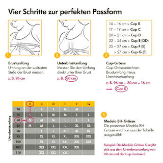 Schwangerschafts- und Still-BH Gr. M Keep Cool Ultra, schwarz Medela