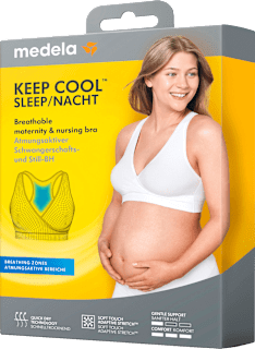 Schwangerschafts- und Still-BH Gr. XL Keep Cool, schwarz Medela