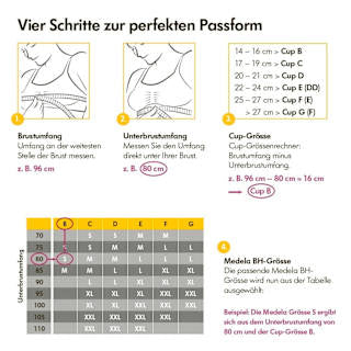 Schwangerschafts- und Still-Bustier Gr. XL Keep Cool Sleep, weiß Medela