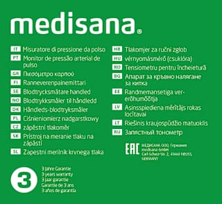 Handgelenk-Blutdruckmessgerät BW 315 medisana