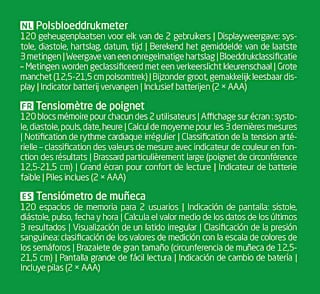 Handgelenk-Blutdruckmessgerät BW 315 medisana