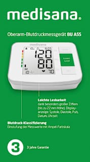 Oberarm-Blutdruckmessgerät A55 medisana