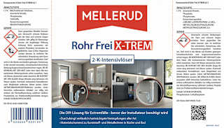 Rohrreiniger Rohr Frei X-trem 2-K-Intensivlöser (2x0,5 l) MELLERUD