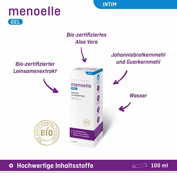 Vaginales Feuchtigkeitsgel Menoelle