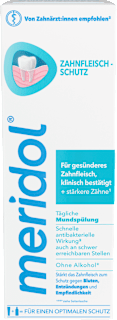 Mundspülung Zahnfleischschutz antibakteriell meridol