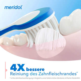 Zahnbürste Zahnfleischschutz mittel meridol