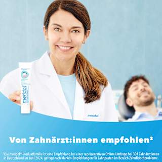 Zahnpasta Zahnfleischschutz meridol