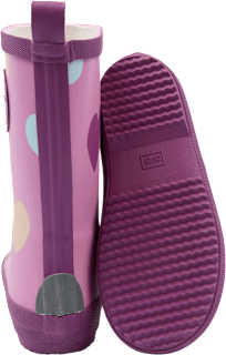 Gummistiefel mit Herz-Muster, rosa, Gr. 28/29 Mikk-Line