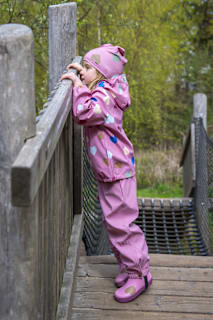 Regenhose, rosa, Gr. 122/128 Mikk-Line