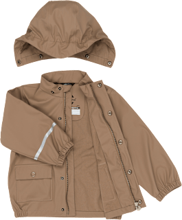 Regenjacke, braun, Gr. 98/104 Mikk-Line