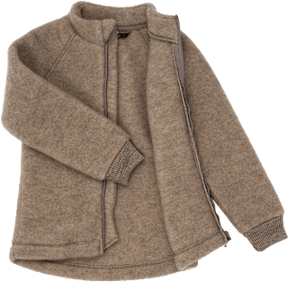 Wolljacke, braun, Gr. 134/140 Mikk-Line