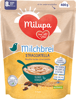 Abendbrei Milch Kleiner Genießer Stracciatella ab dem 8.Monat Milupa