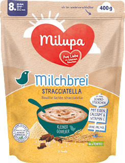 Abendbrei Milch Kleiner Genießer Stracciatella ab dem 8.Monat Milupa