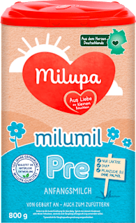 Anfangsmilch Pre Milumil von Geburt an Milupa