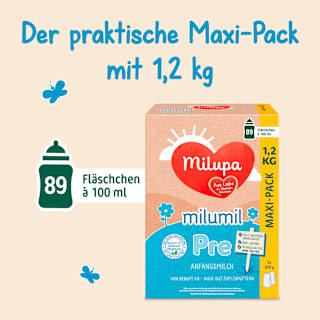 Anfangsmilch Pre Milumil von Geburt an Milupa