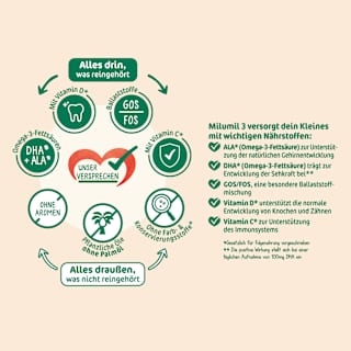 Folgemilch 3 Milumil ab dem 10. Monat Milupa