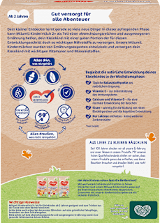 Kindermilch ab 2 Jahren Milupa