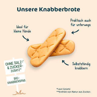 Kindersnack Knabberbrote Tomate-Rosmarin ab 15+ Monaten Milupa