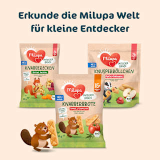 Kindersnack Knabberbrote Tomate-Rosmarin ab 15+ Monaten Milupa