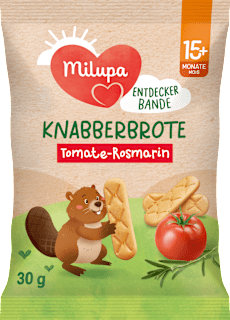 Kindersnack Knabberbrote Tomate-Rosmarin ab 15+ Monaten Milupa