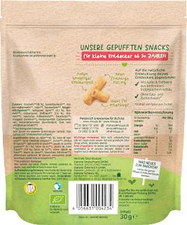 Kindersnack Knusperröllchen Apfel-Erdbeere ab 3+ Jahren Milupa