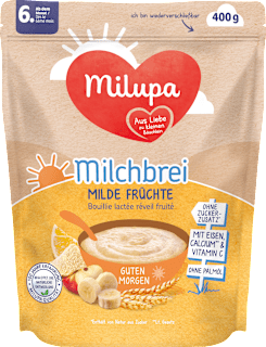 Milchbrei Milde Früchte Guten Morgen ab dem 6. Monat Milupa
