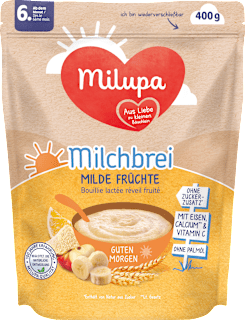 Milchbrei Milde Früchte Guten Morgen ab dem 6. Monat Milupa