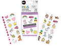 Kinder Haut-Tattoos temporär lila Set 30 tlg. MINICO