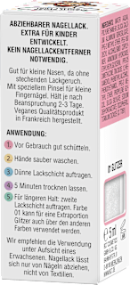 Nagellack Peel-Off Glitzer für Kinder MINICO
