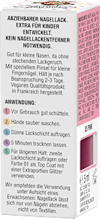 Nagellack Peel-Off pink für Kinder MINICO