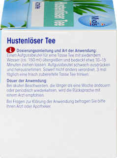 Arzneitee, Hustenlöser Tee (12 Beutel) Mivolis
