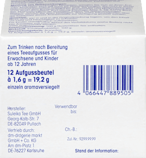 Arzneitee, Hustenlöser Tee (12 Beutel) Mivolis
