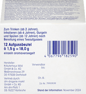 Arzneitee, Kamillen Tee (12 Beutel) Mivolis