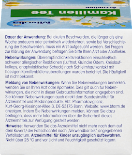Arzneitee, Kamillen Tee (12 Beutel) Mivolis