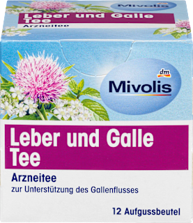 Arzneitee, Leber & Galle Tee (12 Beutel) Mivolis