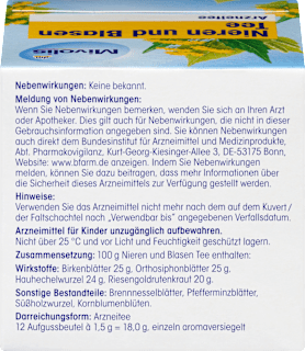 Arzneitee, Nieren & Blasen Tee (12 Beutel) Mivolis