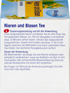 Arzneitee, Nieren & Blasen Tee (12 Beutel) Mivolis