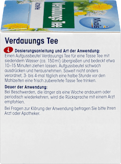 Arzneitee, Verdauungs Tee (12 Beutel) Mivolis