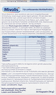 Augen Extra Sehkraft + Schutz, Tag + Nacht, Kapseln, 30 St Mivolis