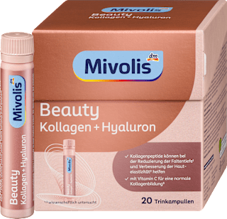 Beauty Kollagen + Hyaluron, Trinkampullen, 20 St Mivolis
