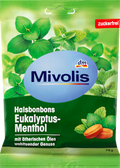 Bonbon, Eukalyptus-Menthol, zuckerfrei Mivolis