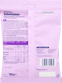 Bonbon, Salbeibonbons, zuckerfrei Mivolis