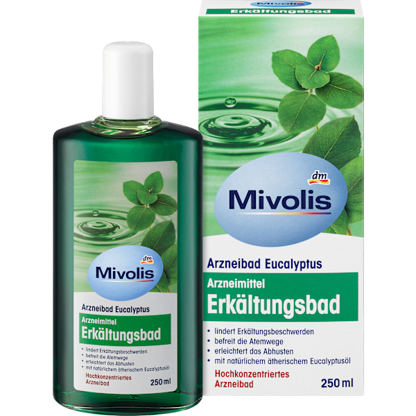 Erkältungsbad, Arzneibad Eucalyptus Mivolis