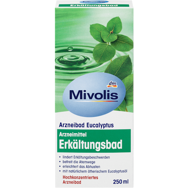 Erkältungsbad, Arzneibad Eucalyptus Mivolis