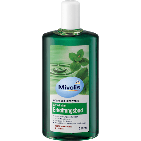 Erkältungsbad, Arzneibad Eucalyptus Mivolis