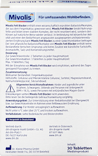 Fett Blocker Tabletten Mivolis